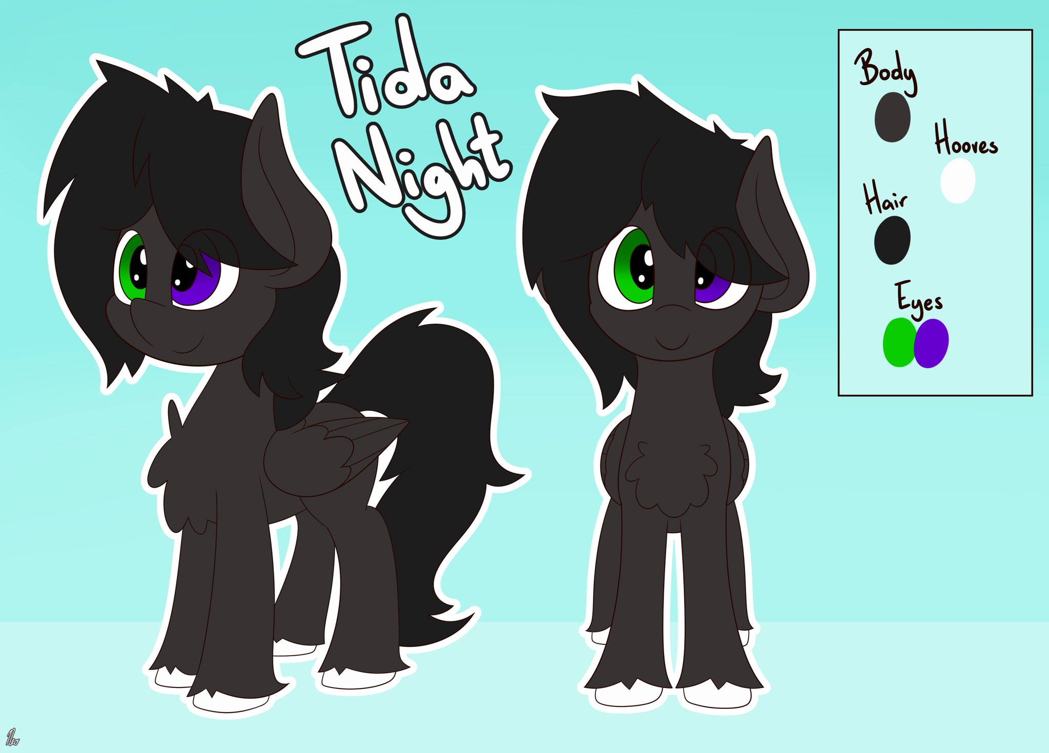 La refsheet de mon poney